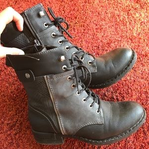Black Rieker Boots